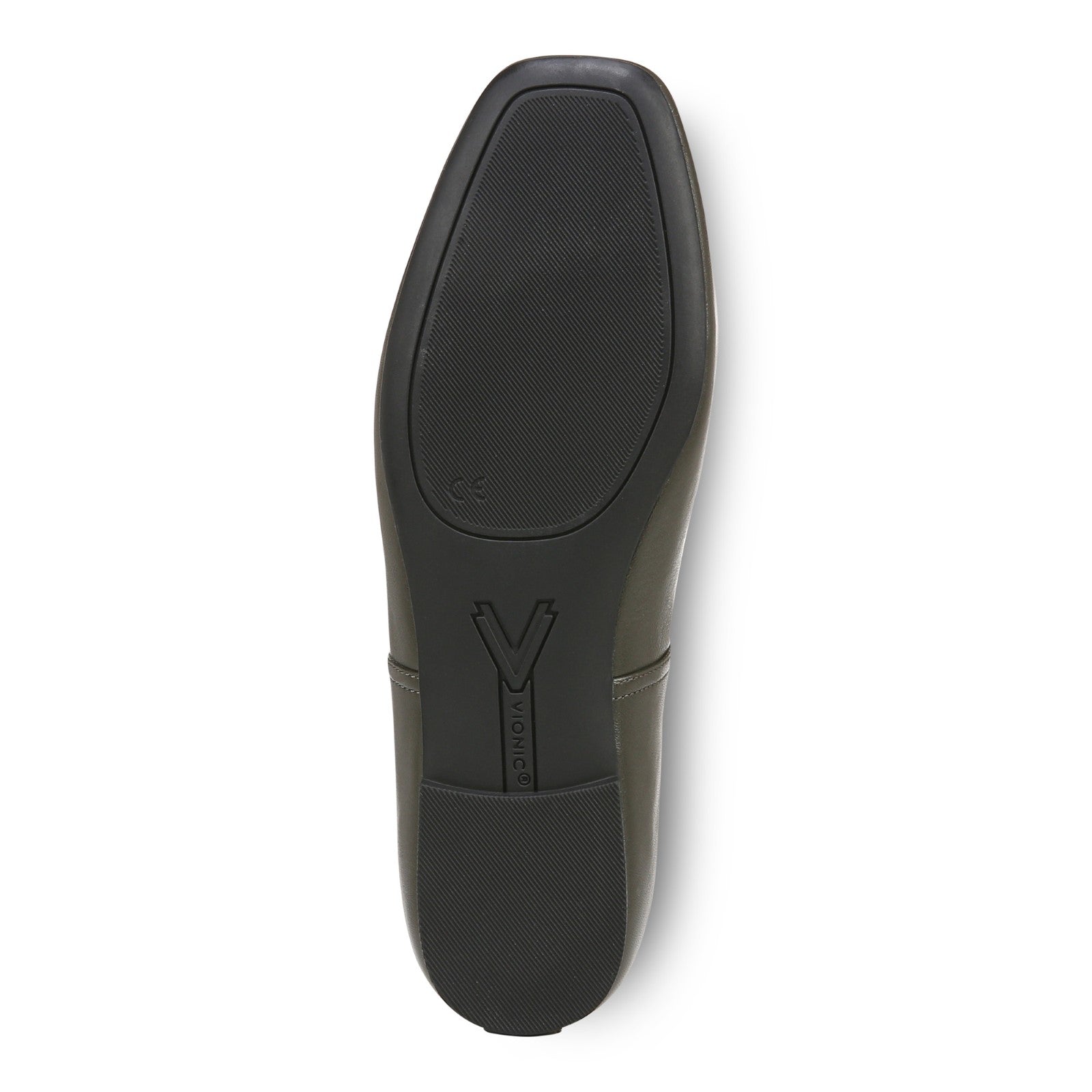 Vionic Orinda Women's Square Toe Ballet Flat - Dark Khaki - Bottom
