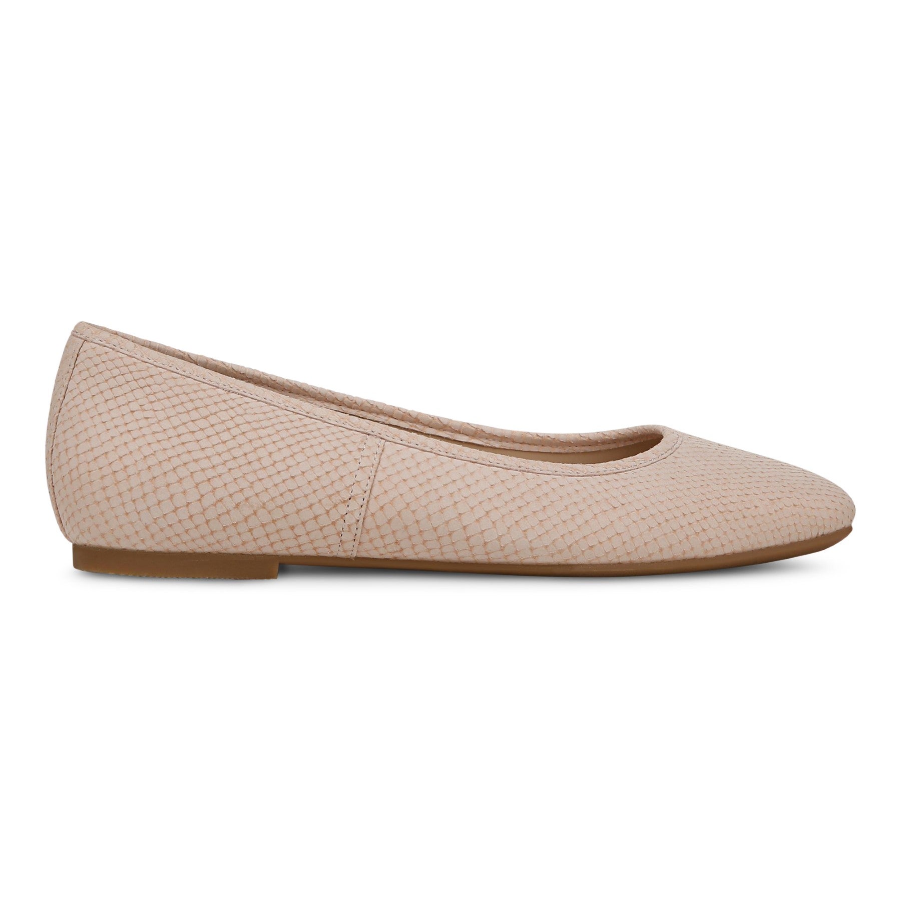 Vionic Orinda Women's Square Toe Ballet Flat - Cameo Rose - Right side