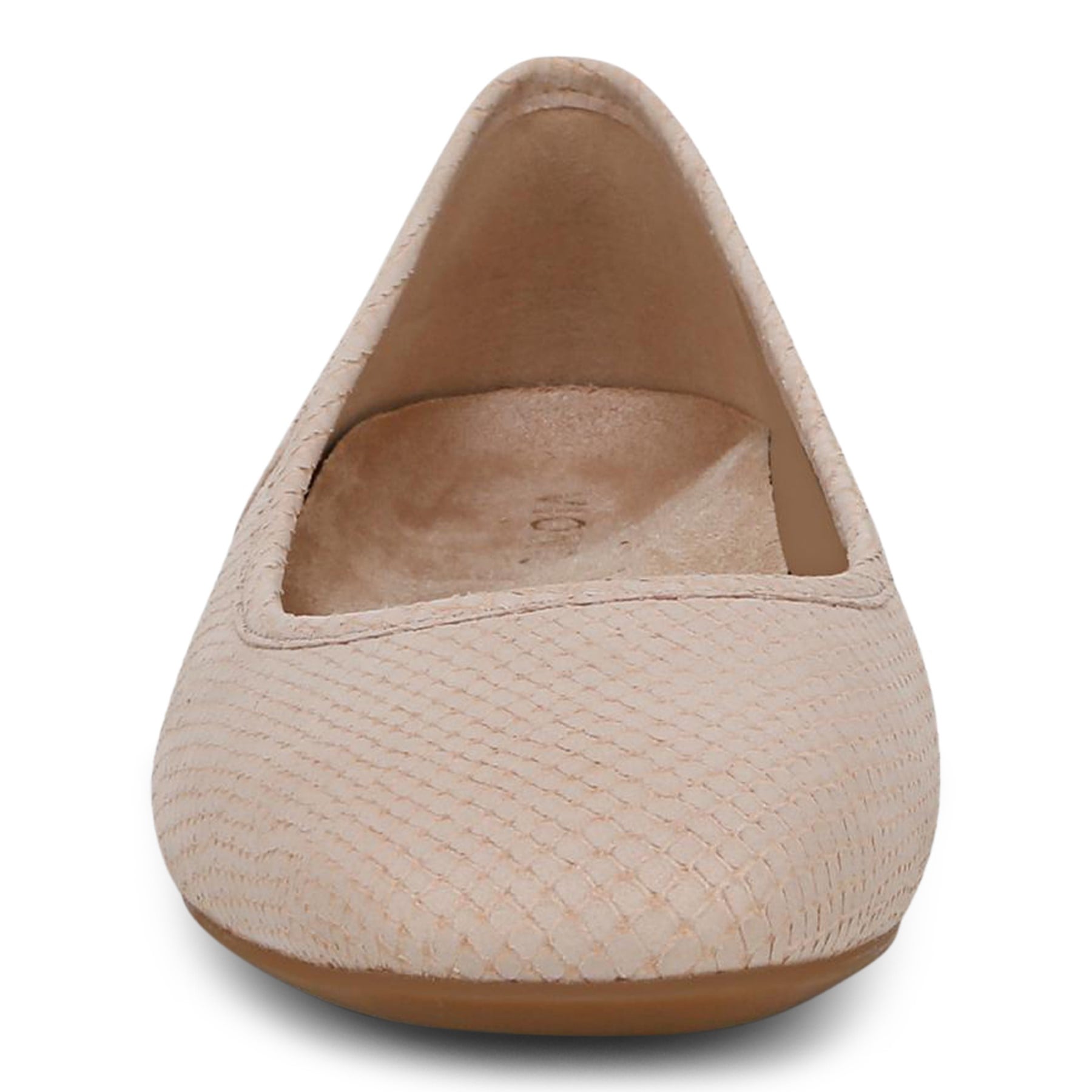 Vionic Orinda Women's Square Toe Ballet Flat - Cameo Rose - Front