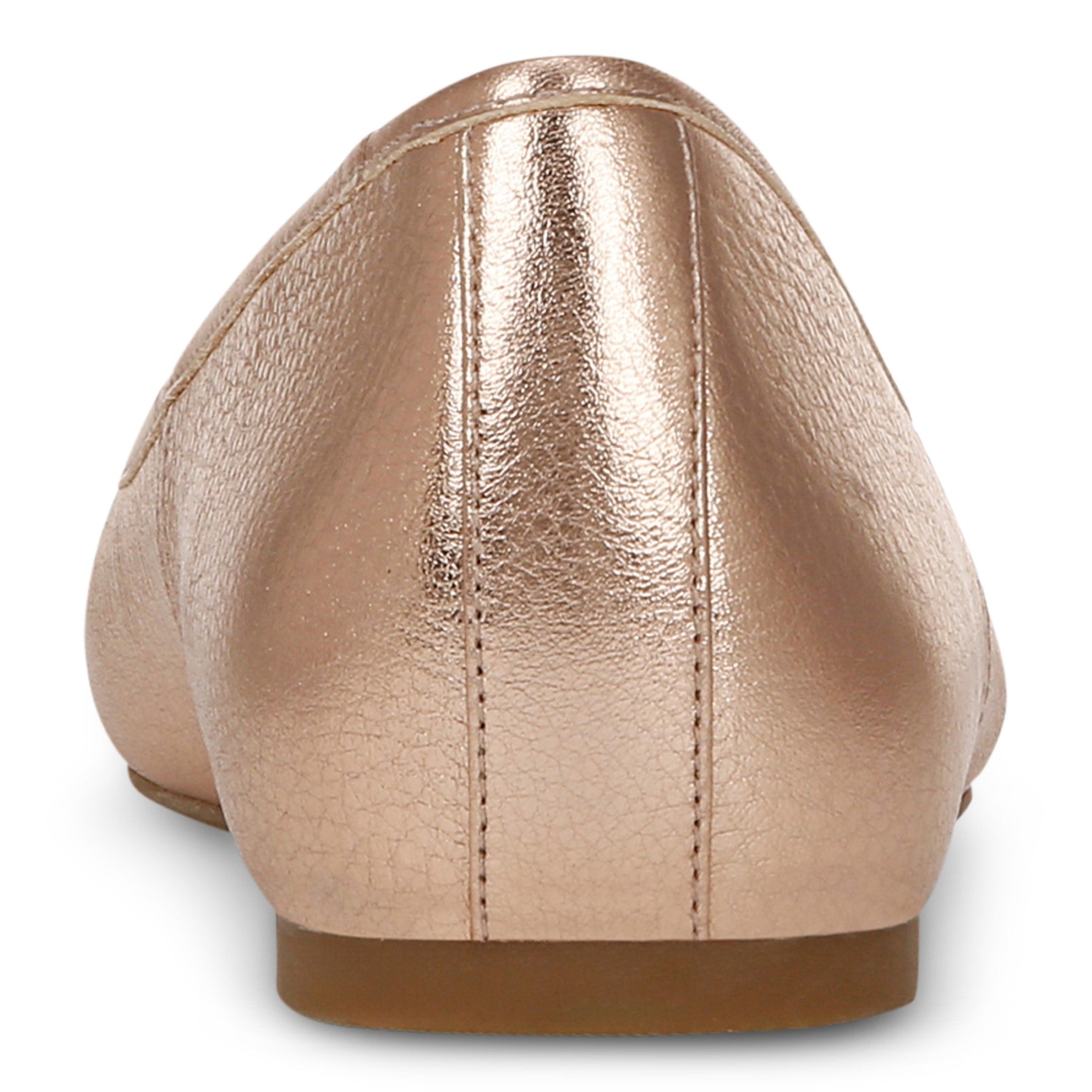 Vionic Orinda Women's Square Toe Ballet Flat - Rose Gold - Back