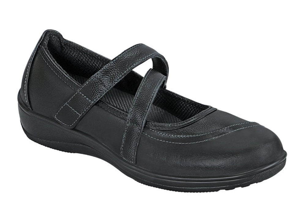 Orthofeet Celina Women's Mary Jane in Black