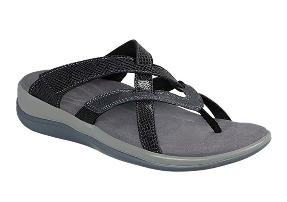 Orthofeet Clio Supportive Women's Sandals in Black