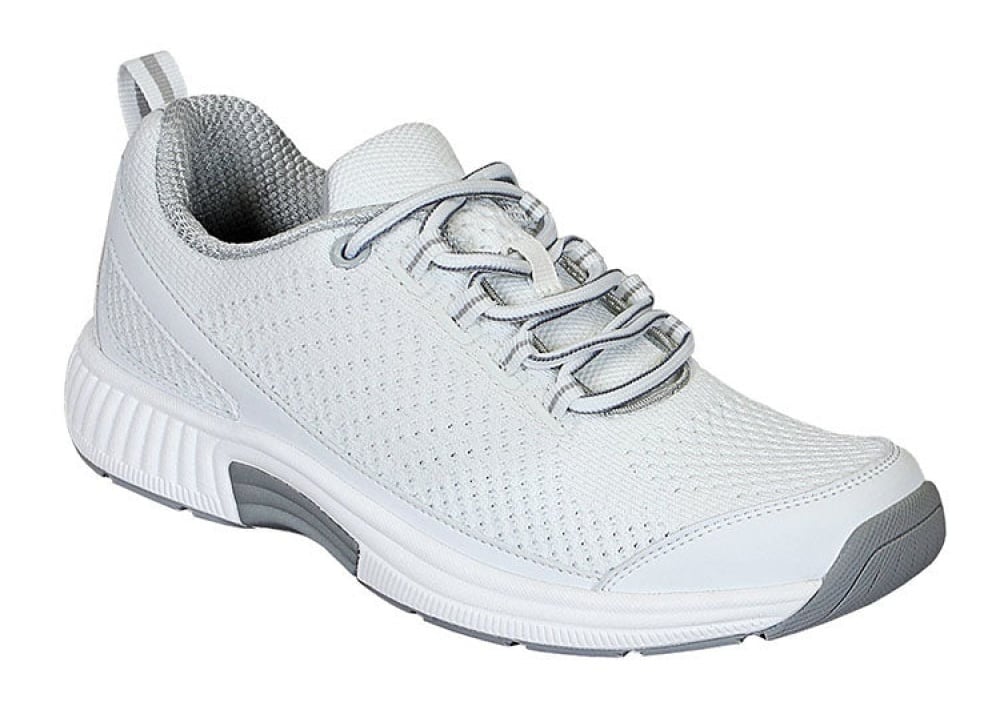 Orthofeet Coral No-Tie Comfort Women's Sneaker in White