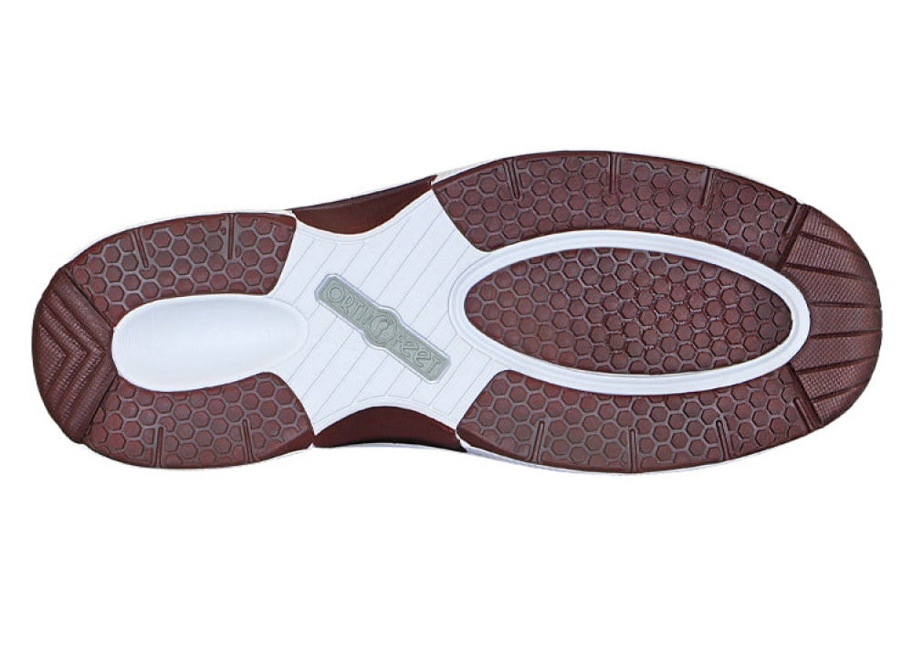 OrthoFeet Francis No Women's Sneakers Stretch - Maroon - 17