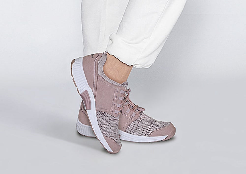 OrthoFeet Francis No Women's Sneakers Stretch - Rose - 20