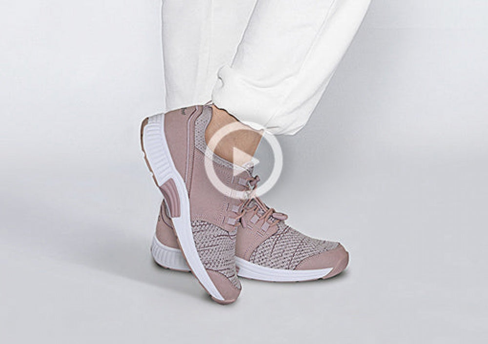 OrthoFeet Francis No Women's Sneakers Stretch - Rose - 24