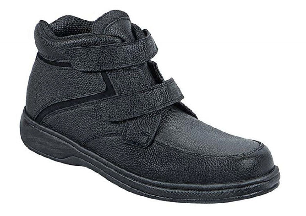 Orthofeet Glacier Gorge Cushioned Support Men's Boots in Black