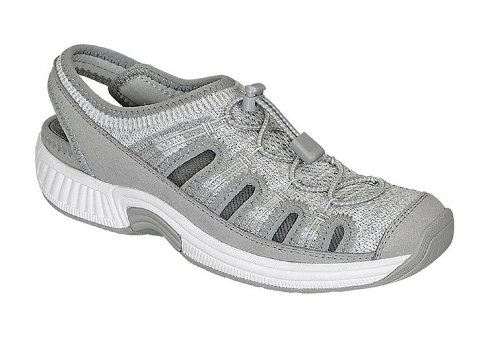 Orthofeet Laguna Heel Strap Stretch Women's Sandal in Gray