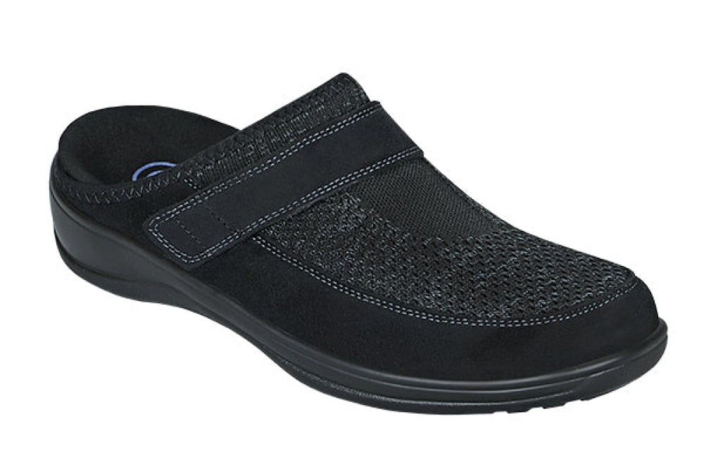 Orthofeet Louise Stretch Women's Slippers in Black