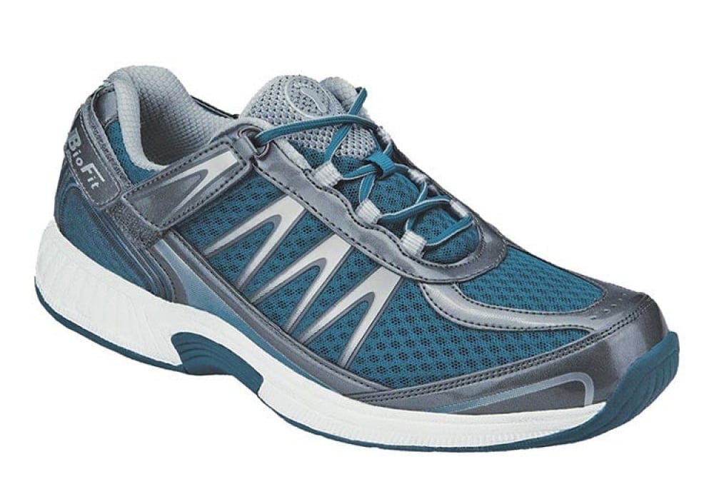 Orthofeet Sprint Tie-Less Men's Sneakers in Blue