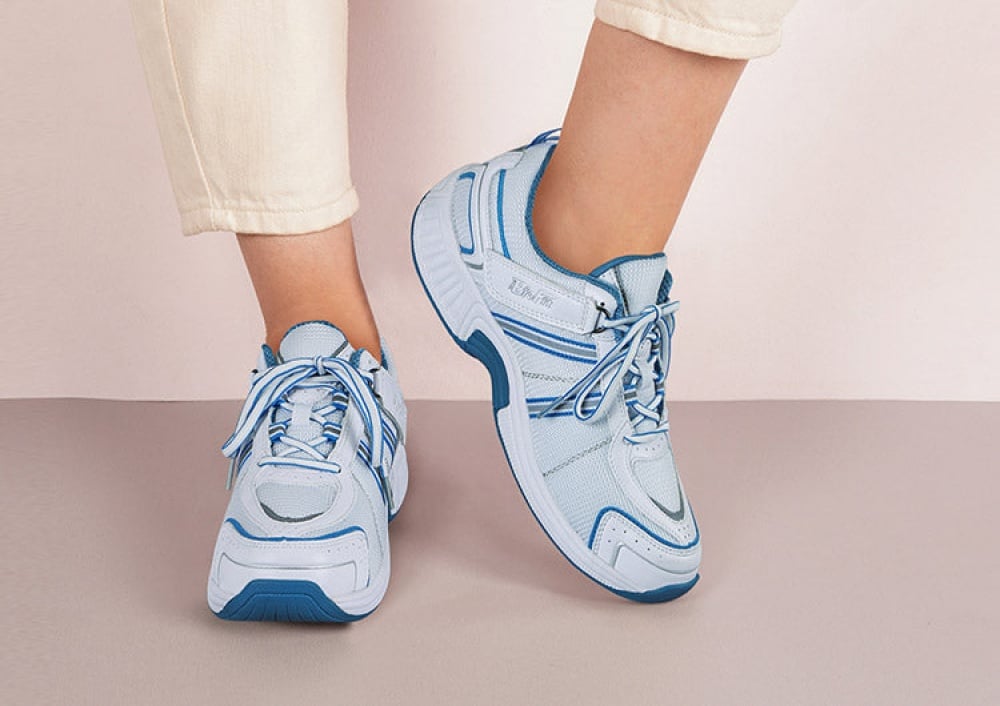 OrthoFeet Tahoe Tie Women's Sneakers Tie-Less - White - 2