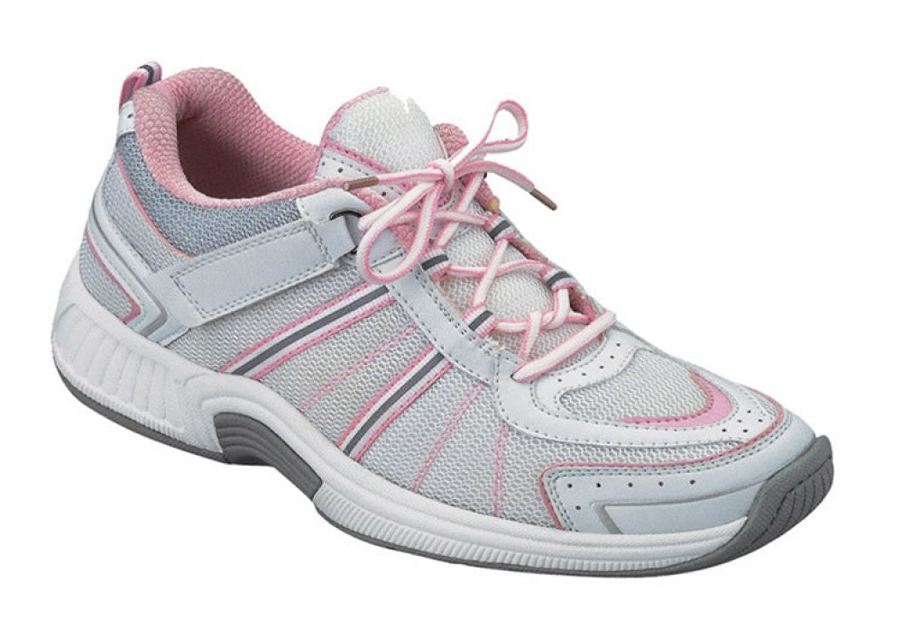 Orthofeet Tahoe Women's Athletic Tieless shoes in Pink