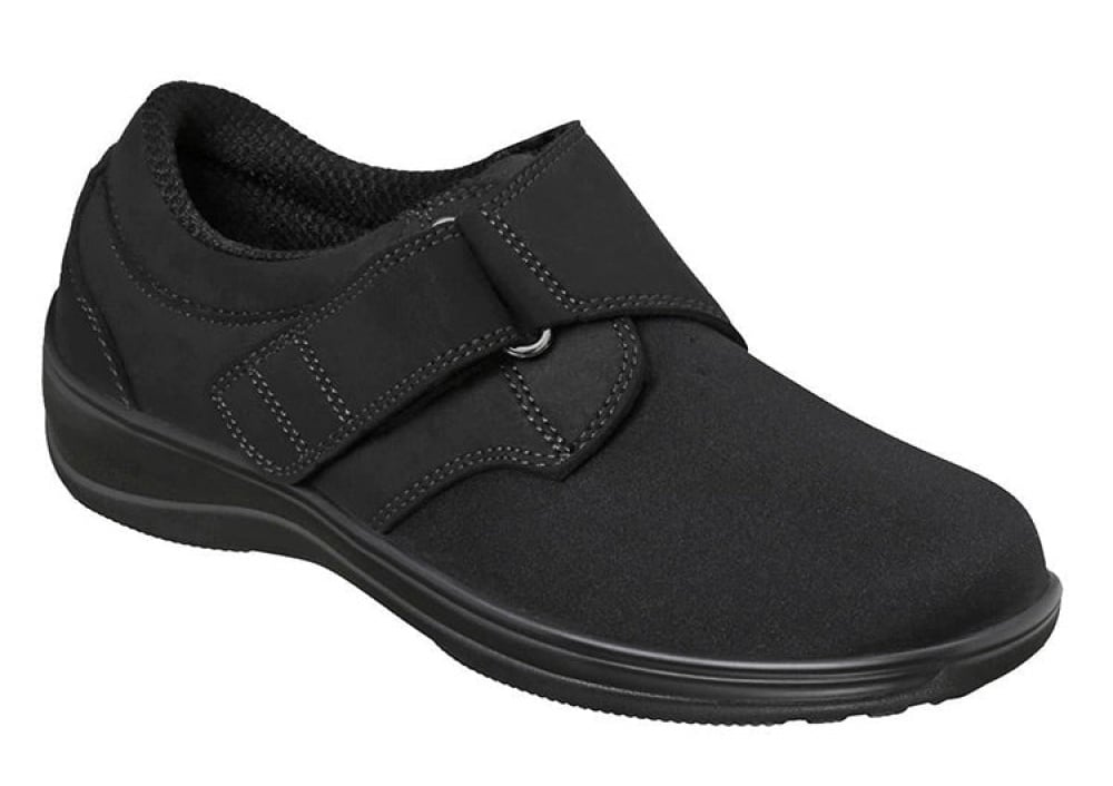 Orthofeet Wichita Supportive Stretch Monk Strap in Black