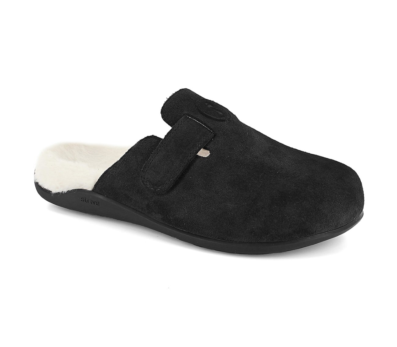 Strive Oslo Women's Comfort Clog Slipper in Black