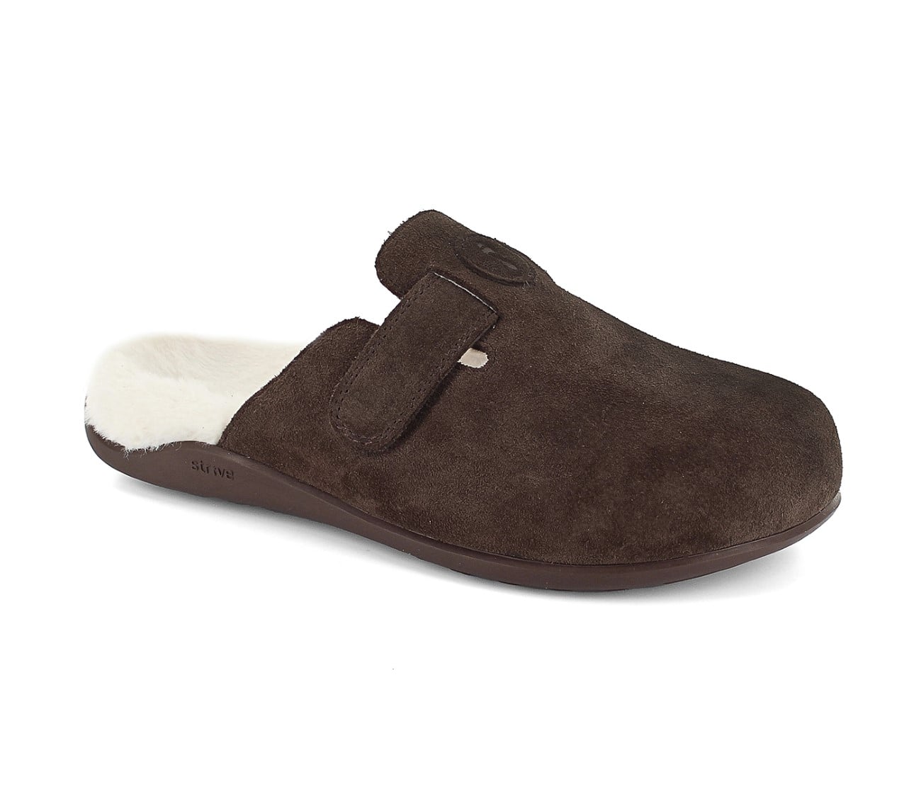 Strive Oslo Women's Comfort Clog Slipper in Chocolate