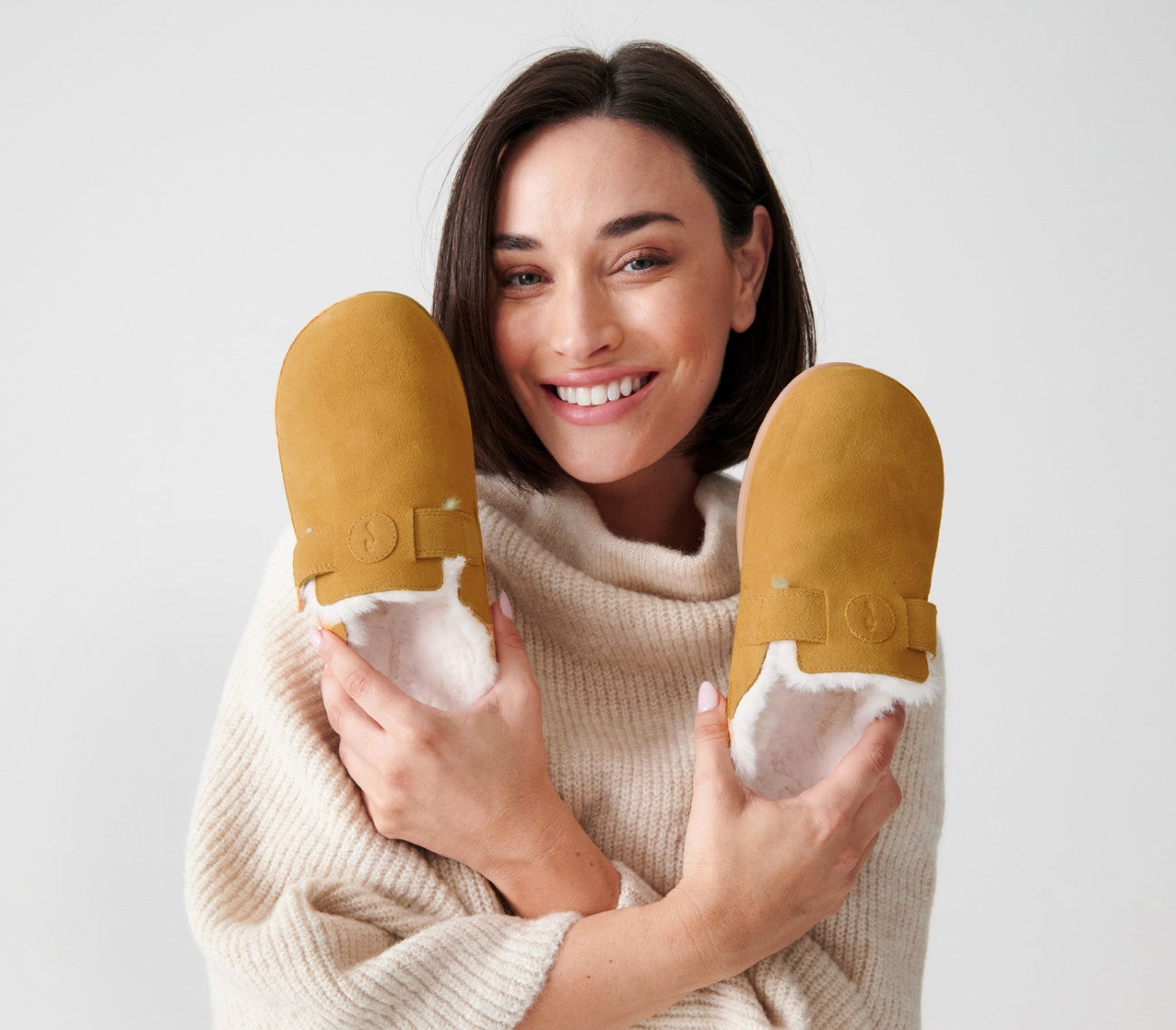 Strive Oslo Women's Comfort Clog Slipper - Oak - Lifestyle