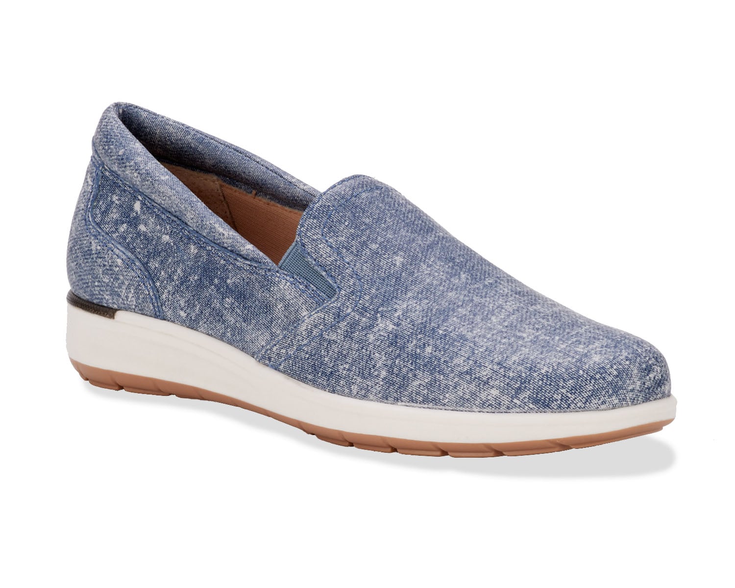Denim Printed Leather