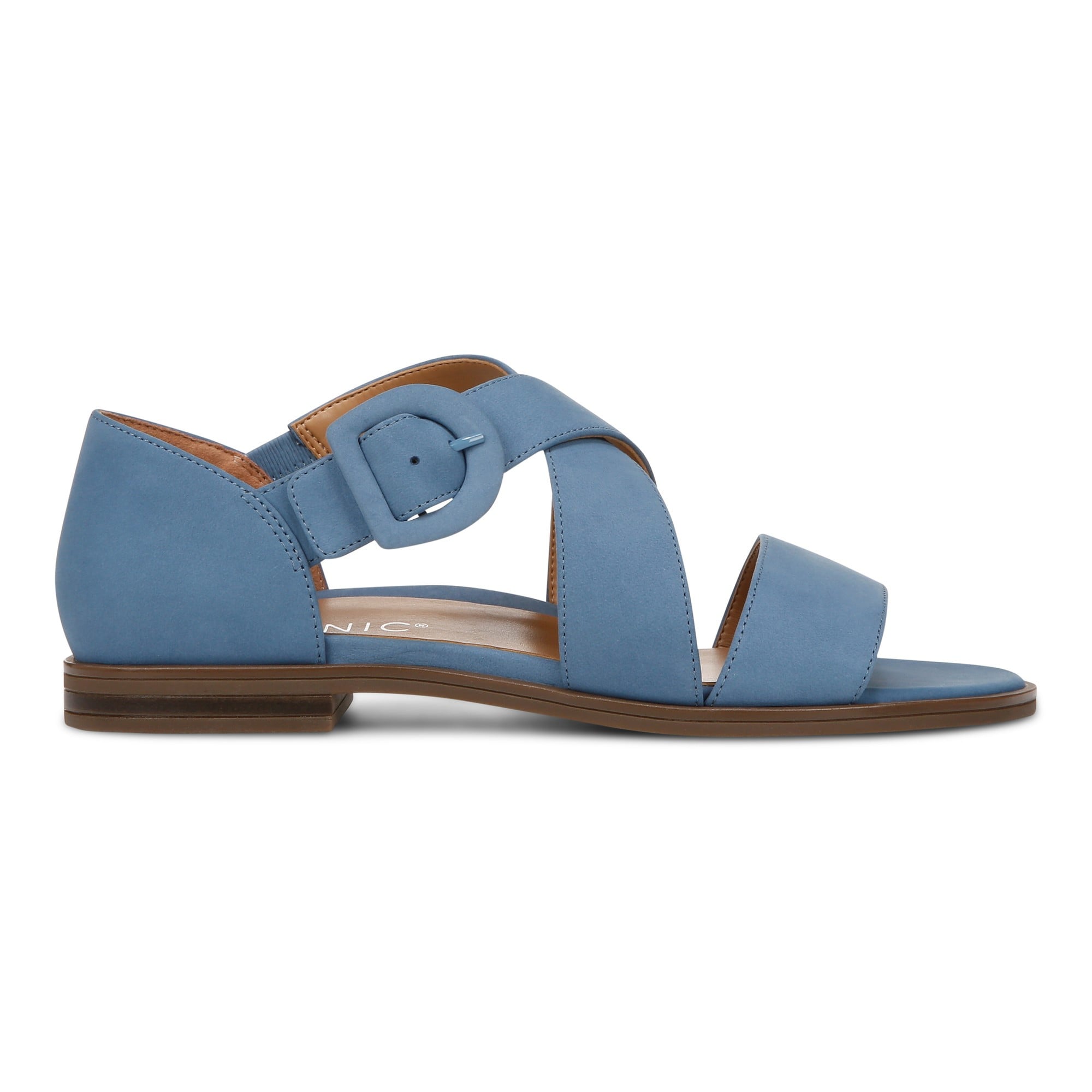 Vionic Pacifica - Women's Strappy Comfort Sandal - Captains Blue - Right side