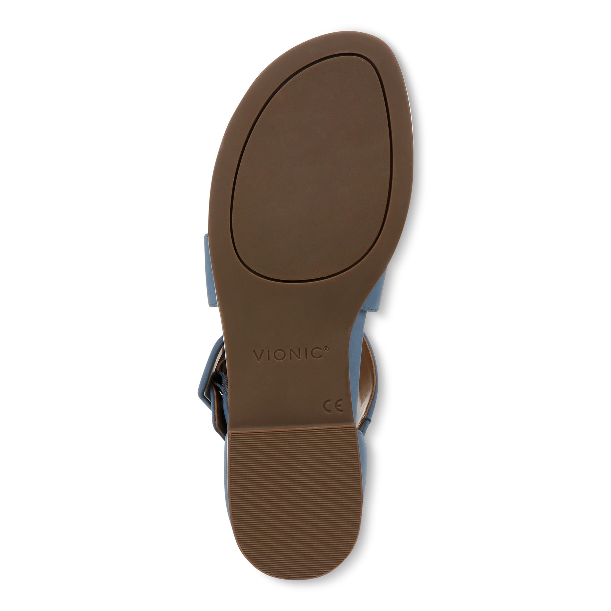 Vionic Pacifica - Women's Strappy Comfort Sandal - Captains Blue - Bottom