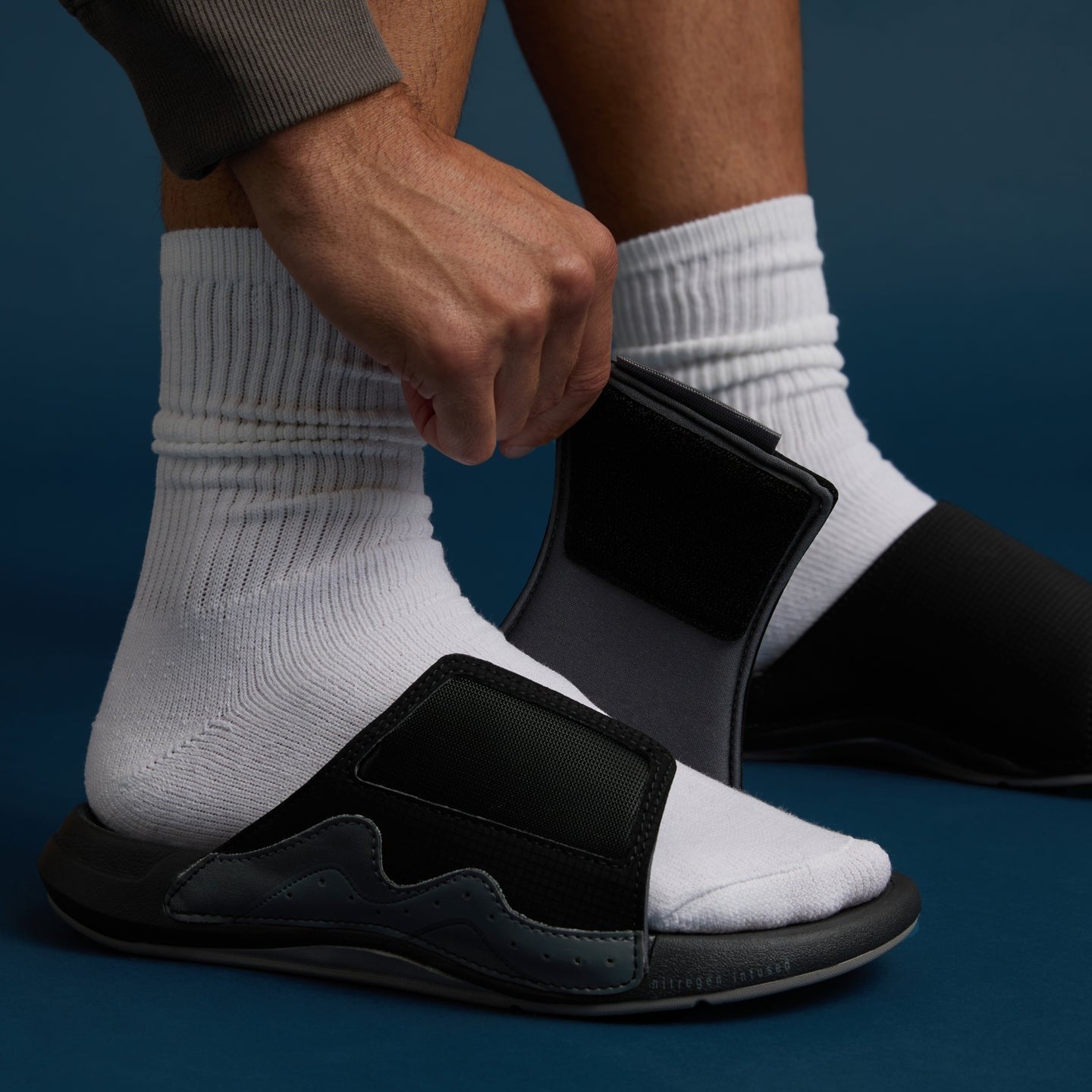 Reef Men's Slide Sandals Black/Grey Other