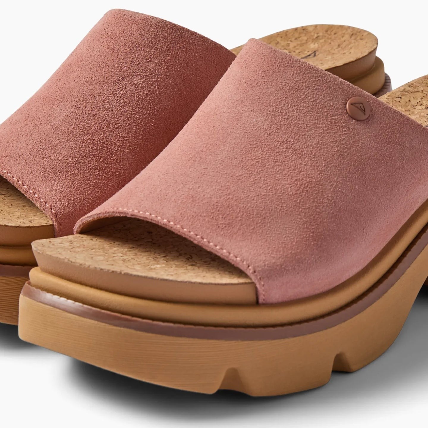 Reef Vista Luxe Evie Women's Open-Toe Mule Sandals Mauve Other