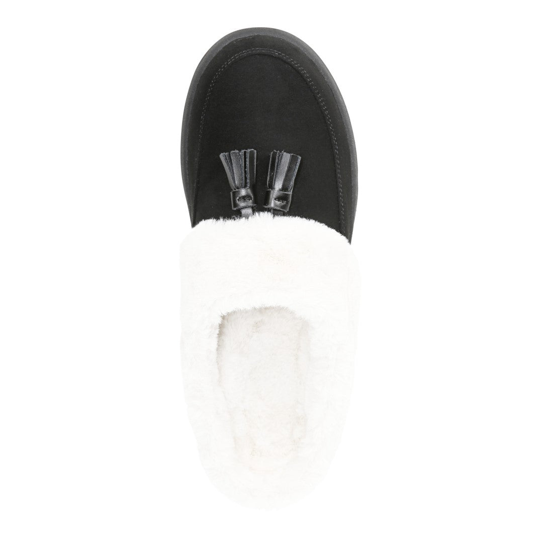 Vionic Perrin Womens Mule/Clog Casual - Black Micro - Top
