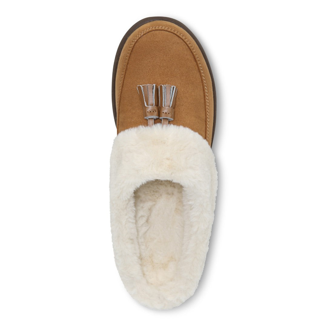 Vionic Perrin Womens Mule/Clog Casual - Toffee Micro - Top