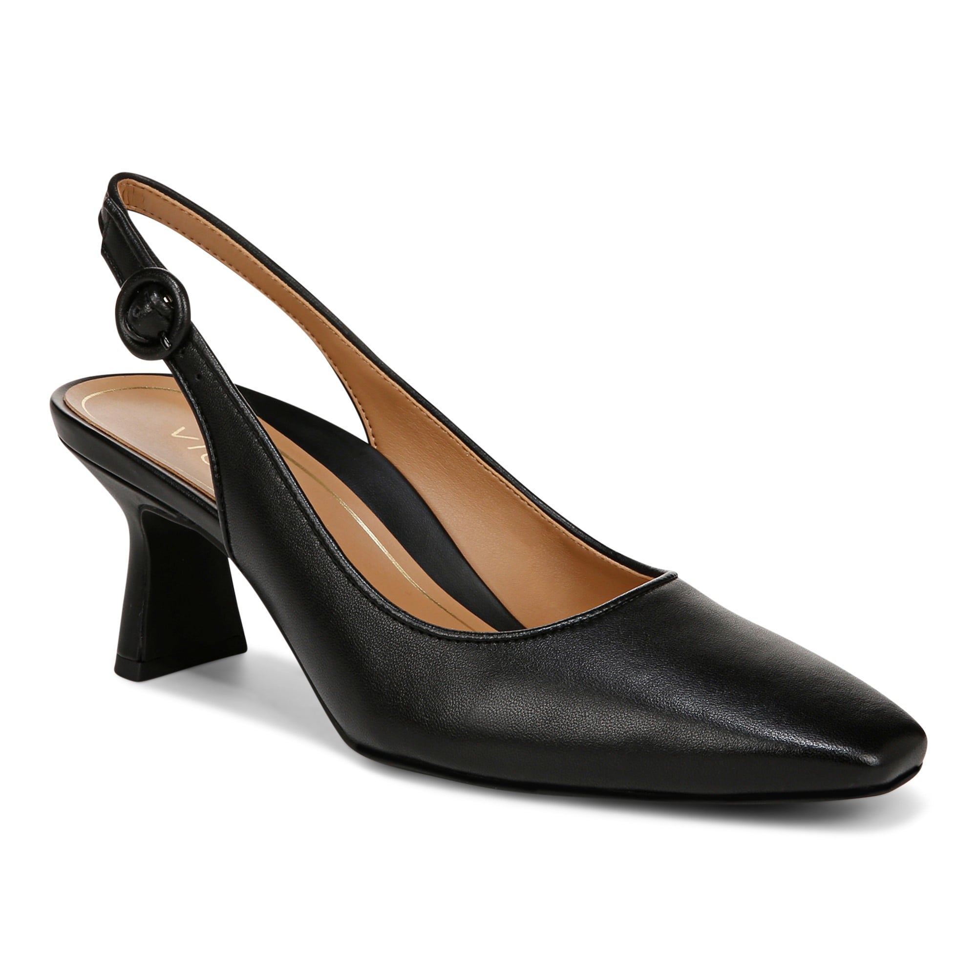 Vionic Perris Women's Comfort Slingback Pump - Black - PERRIS-I8670L1001-BLACK-1t-med