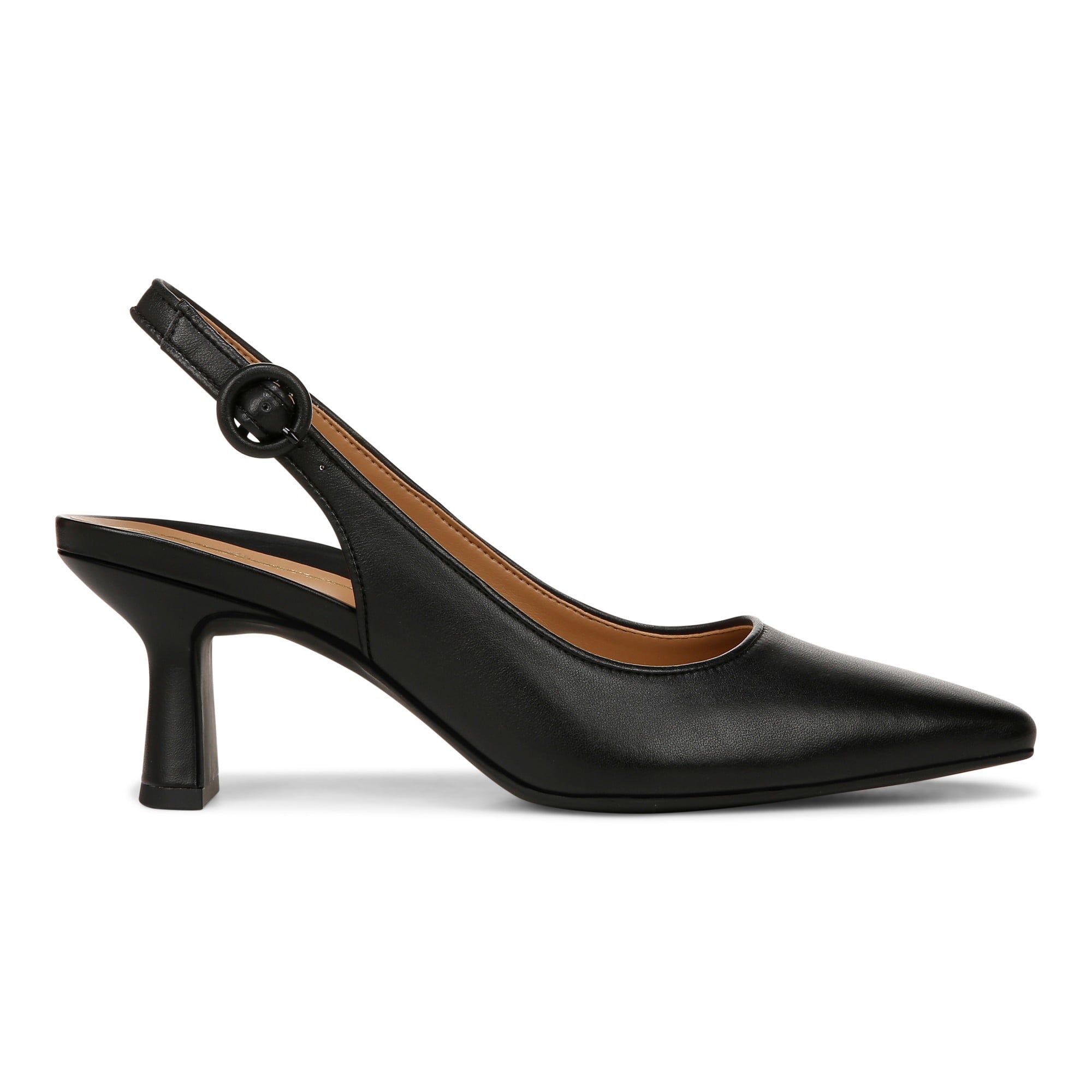 Vionic Perris Women's Comfort Slingback Pump - Black - PERRIS-I8670L1001-BLACK-3r-med