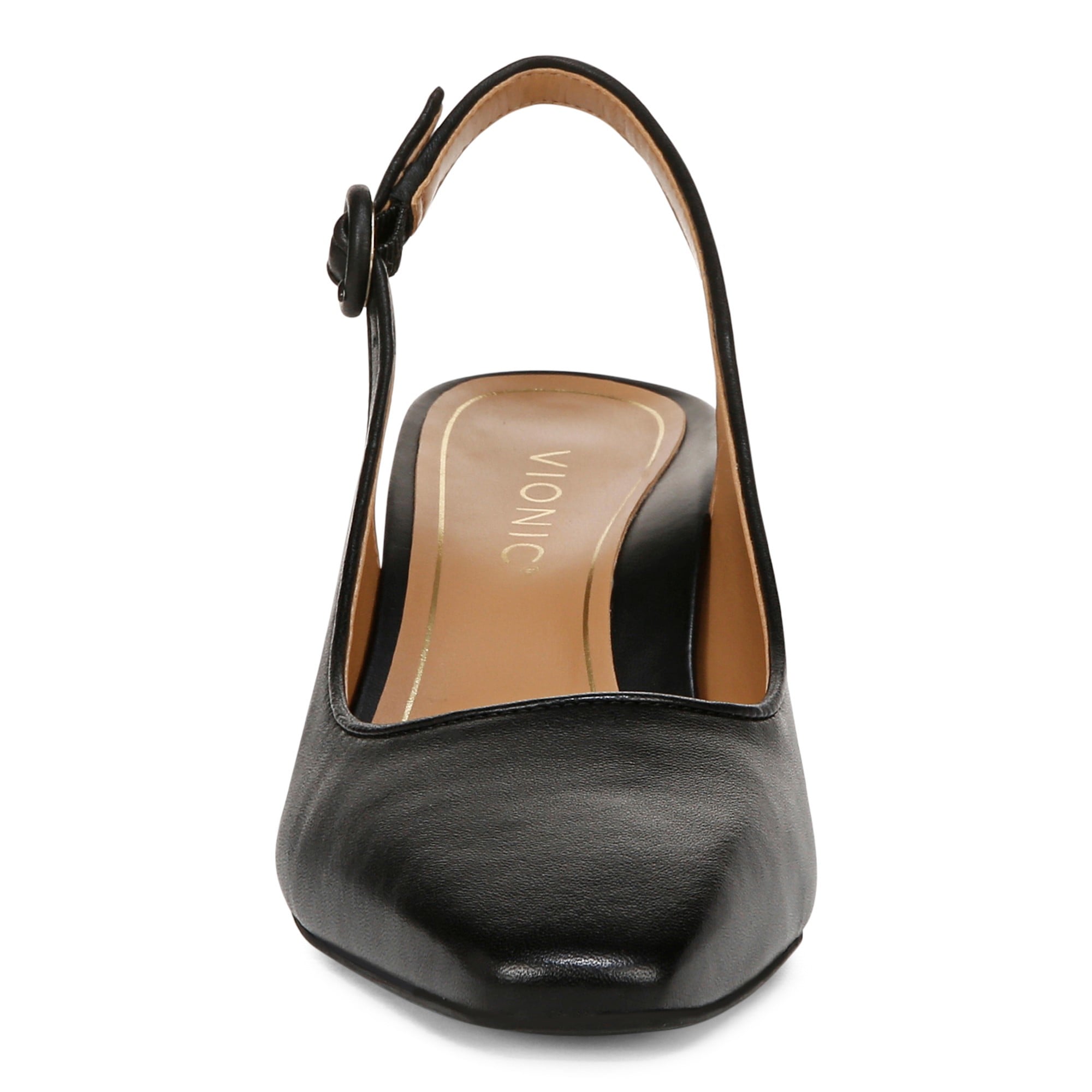 Vionic Perris Women's Comfort Slingback Pump - Black - PERRIS-I8670L1001-BLACK-4t-med