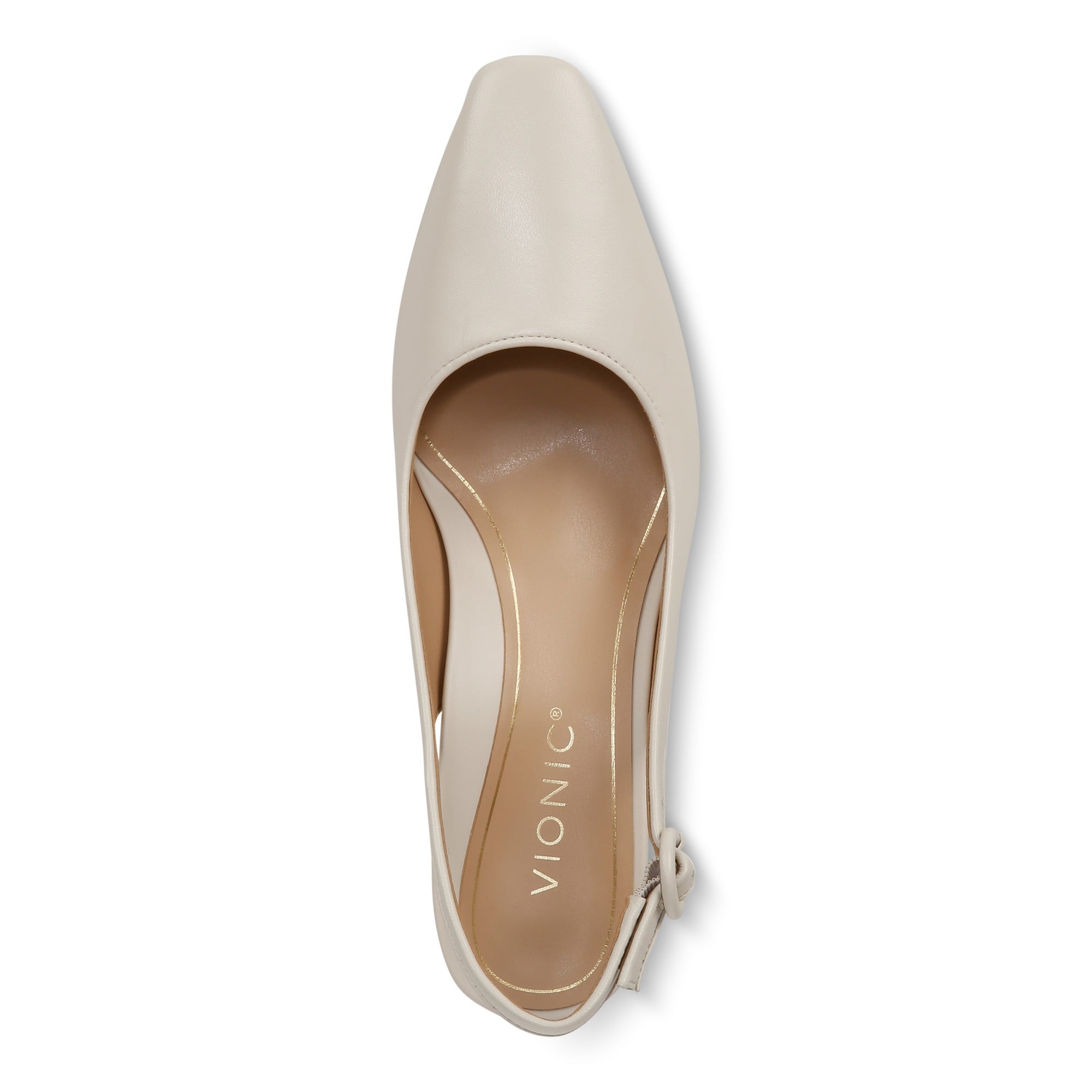 Vionic Perris Women's Comfort Slingback Pump - Cream - PERRIS-I8670L1100-CREAM-7t-med