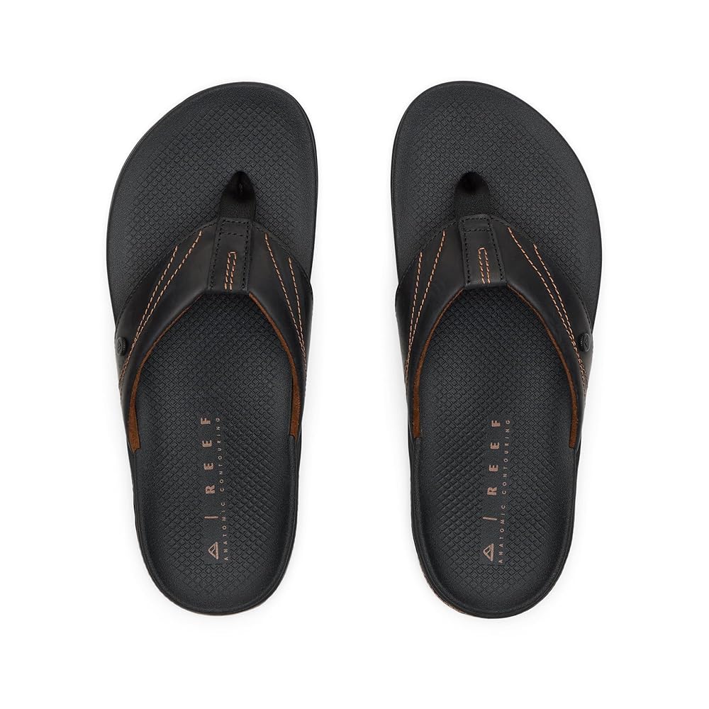 Reef Phantom Lux Men's Flip Flop Sandals - Black