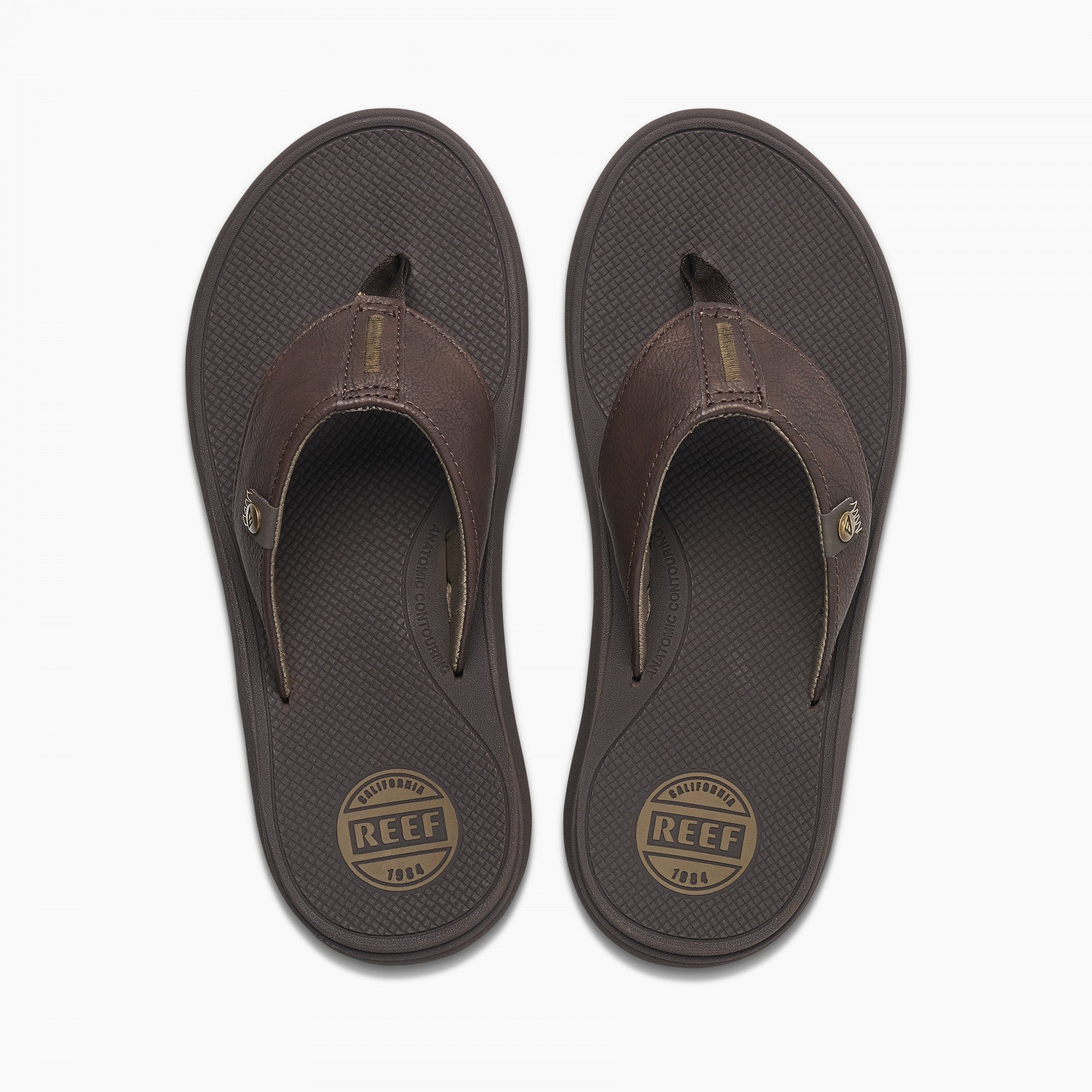 Reef Phantom Nias Men\'s Sandals - Brown/fossil - Top