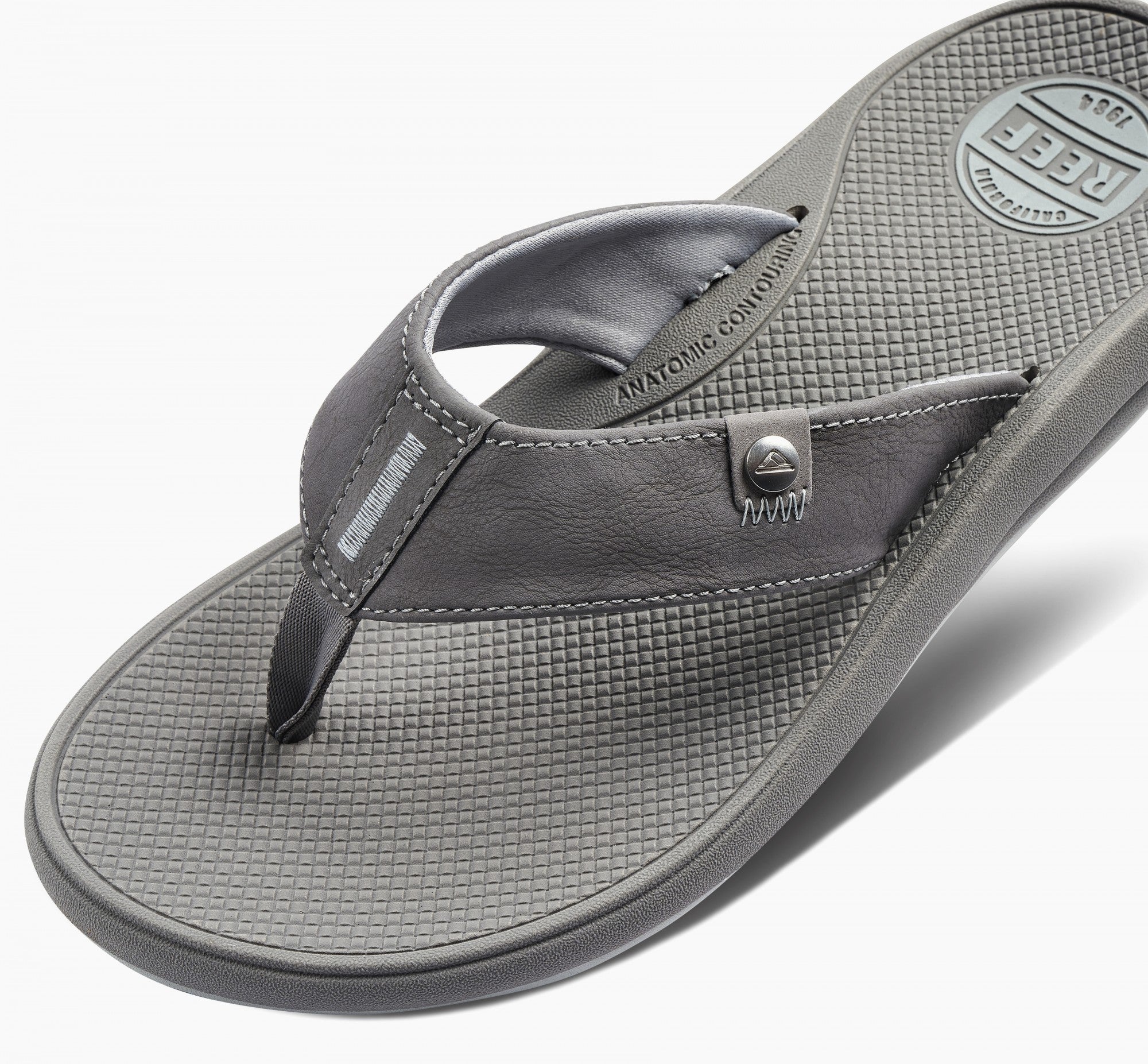 Reef Phantom Nias Men\'s Sandals - Light Grey - Detail