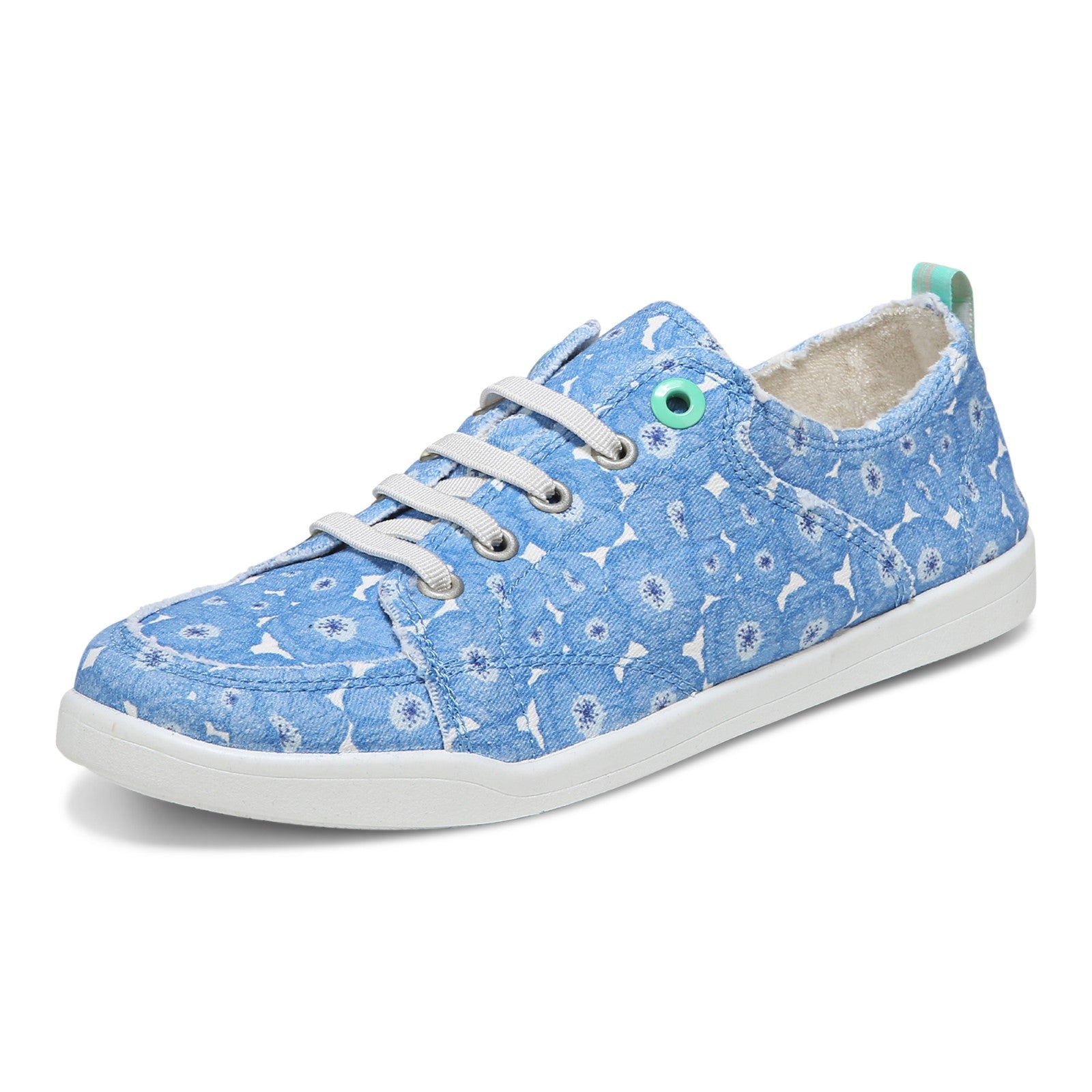 Vionic Pismo Women's Casual Supportive Sneaker - Classic Blue - Left angle