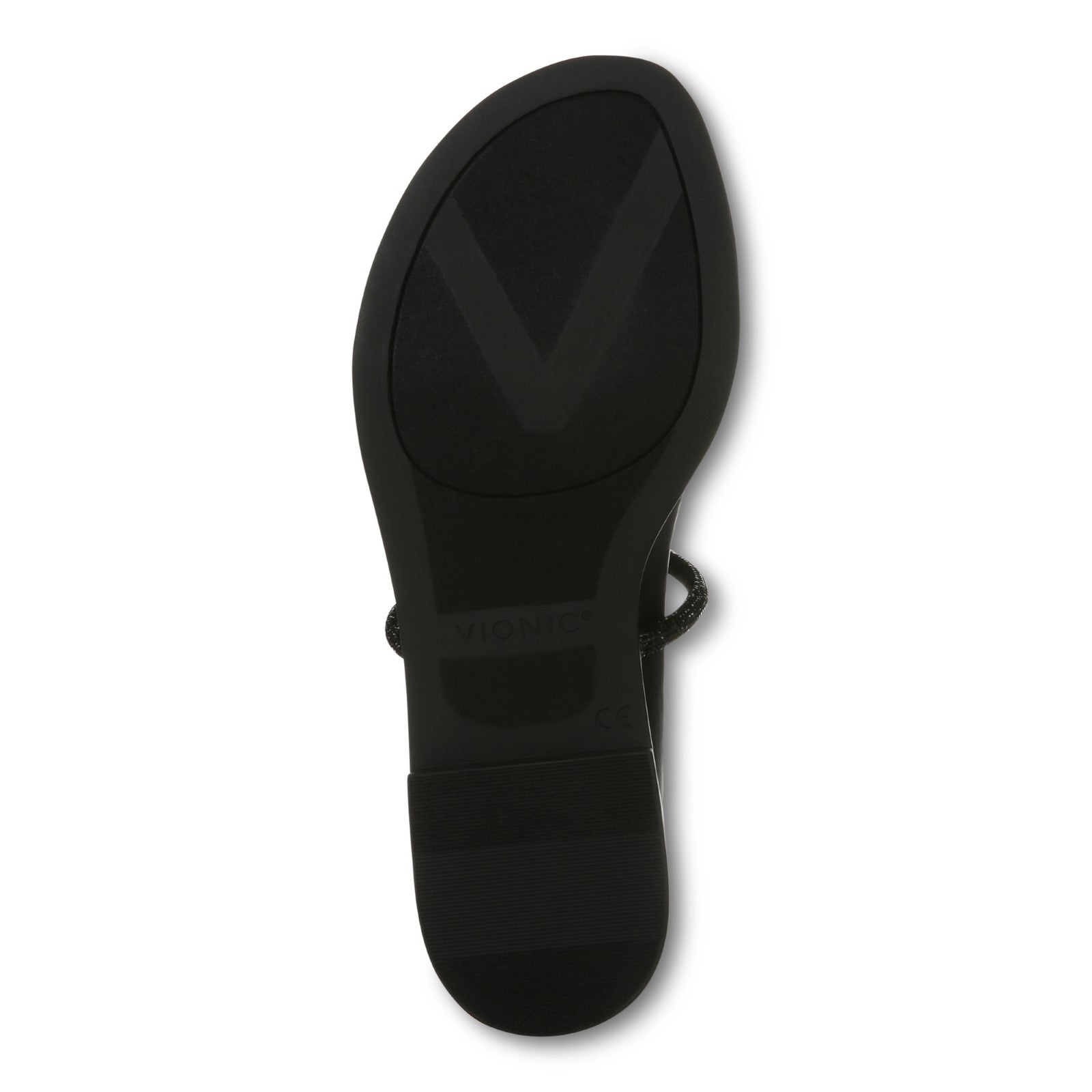 Vionic Prism Womens Slide Sandals - Black - Bottom