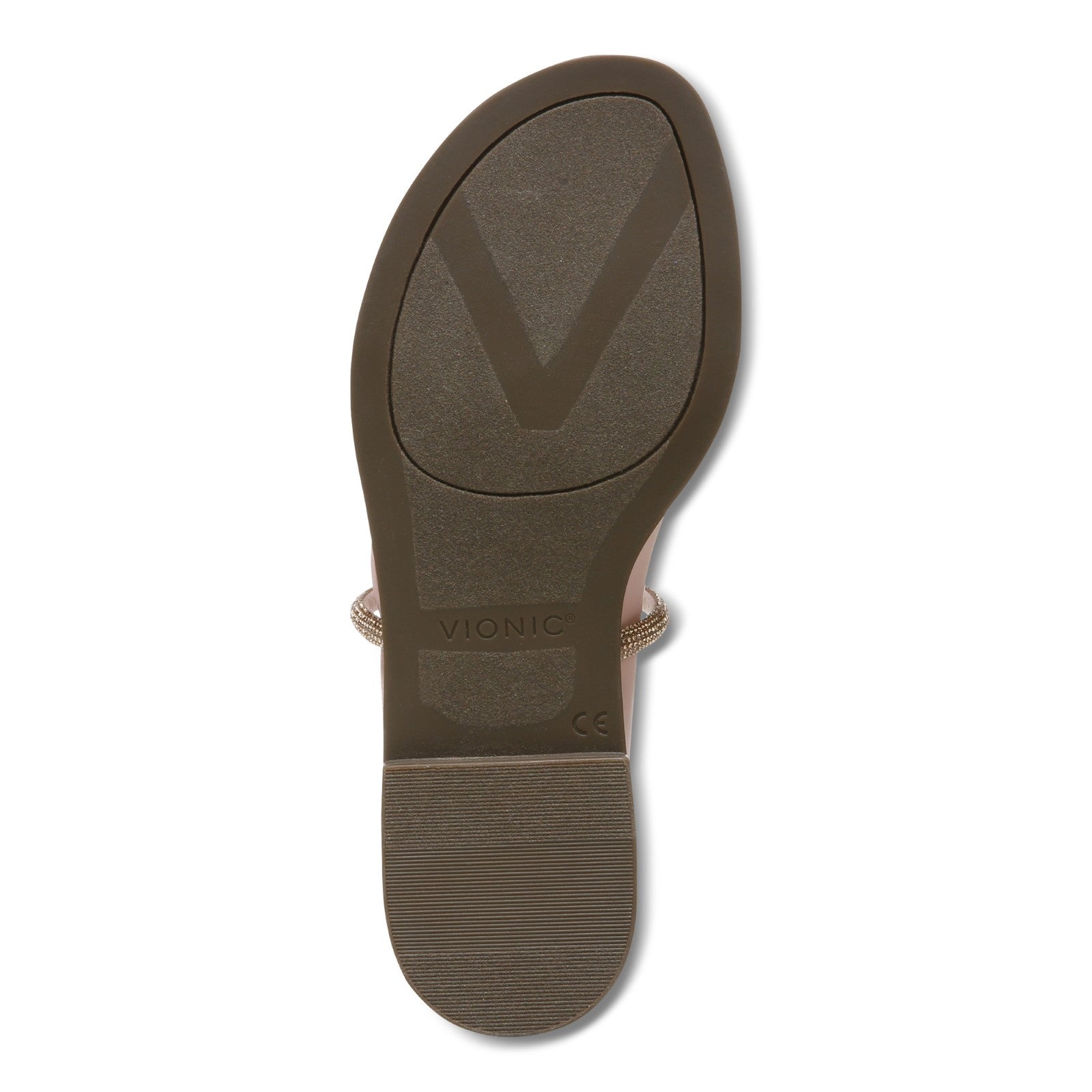 Vionic Prism Womens Slide Sandals - Peach - Bottom