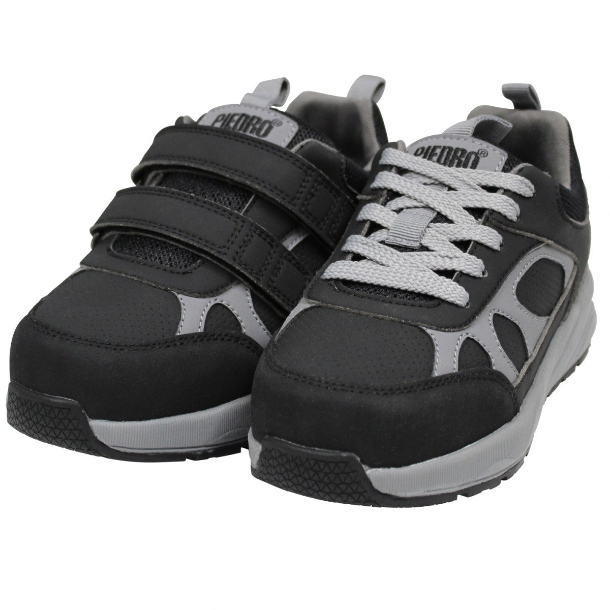 Piedro Children's Orthopedic Shoes - Lace or Strap - strap Black Strap Black Lace