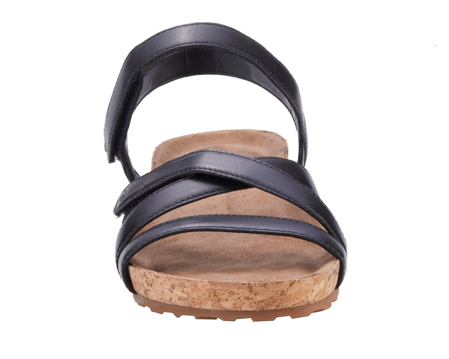 Ros Hommerson Pool Women's Sandal - Black Antando Leather - Front View