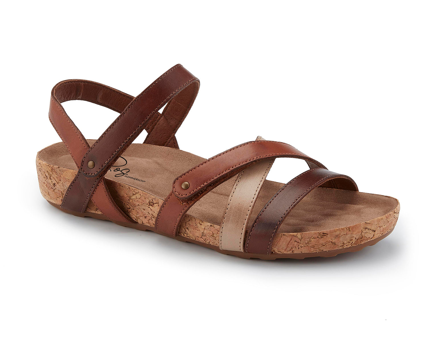 Ros Hommerson Pool Women's Sandal - Brown Multi Leather - Main View