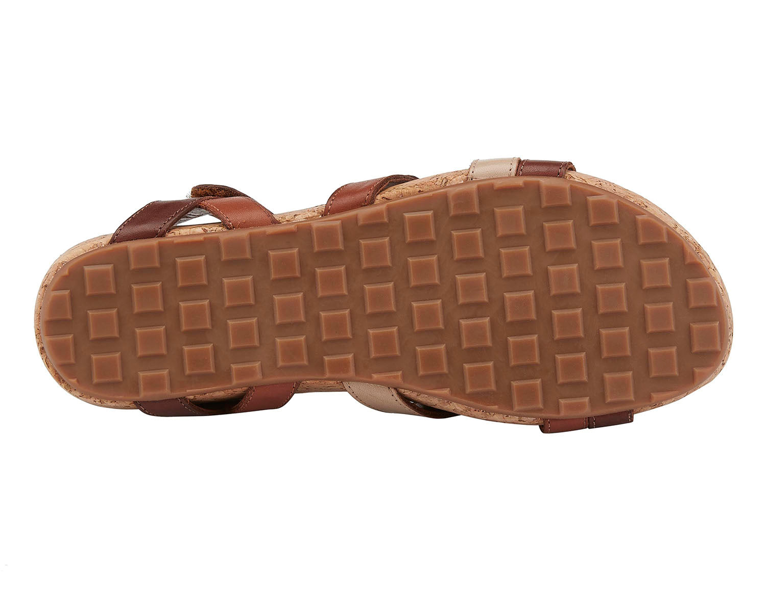 Ros Hommerson Pool Women's Sandal - Brown Multi Leather - Top View