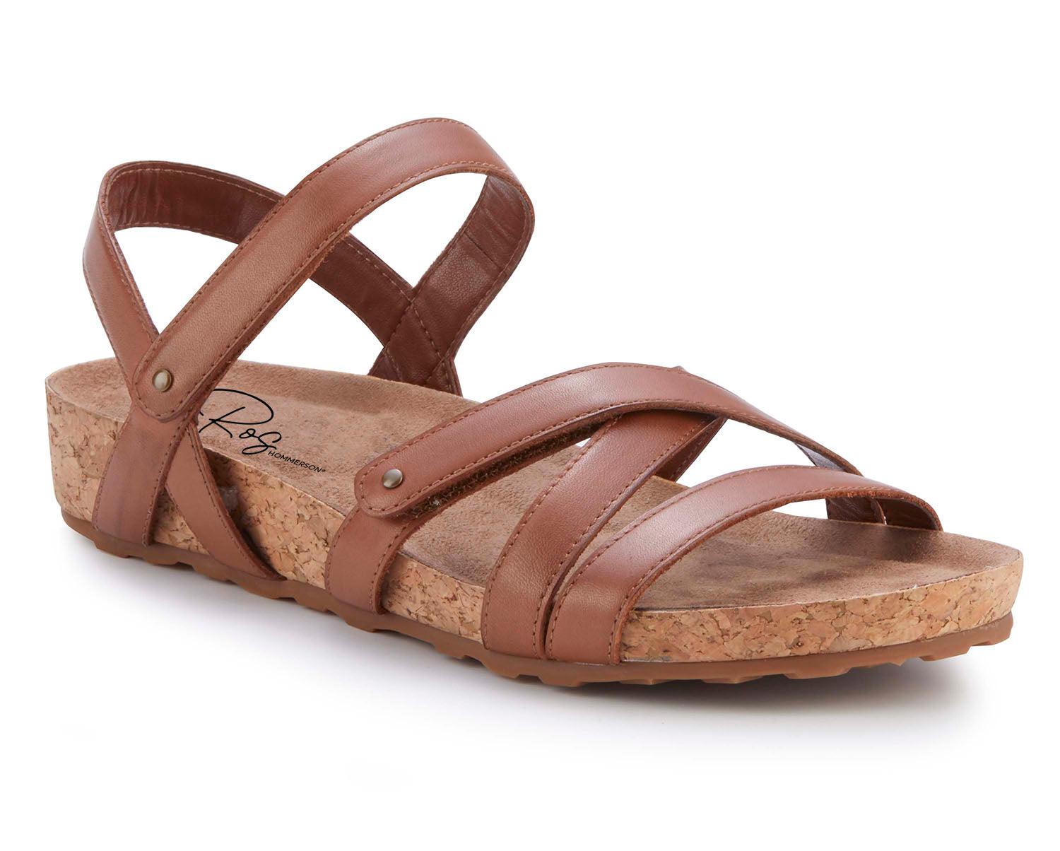 Ros Hommerson Pool Women's Sandal - Luggage Antando Leather - Main View