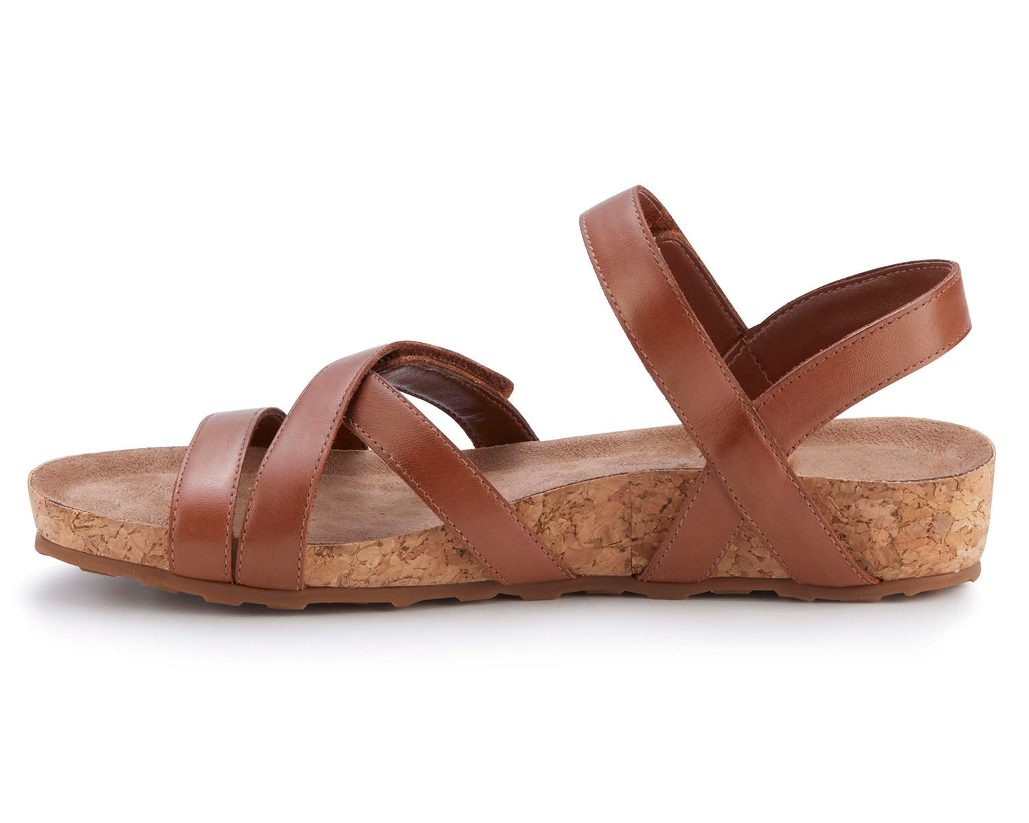 Ros Hommerson Pool Women's Sandal - Luggage Antando Leather - Inside View