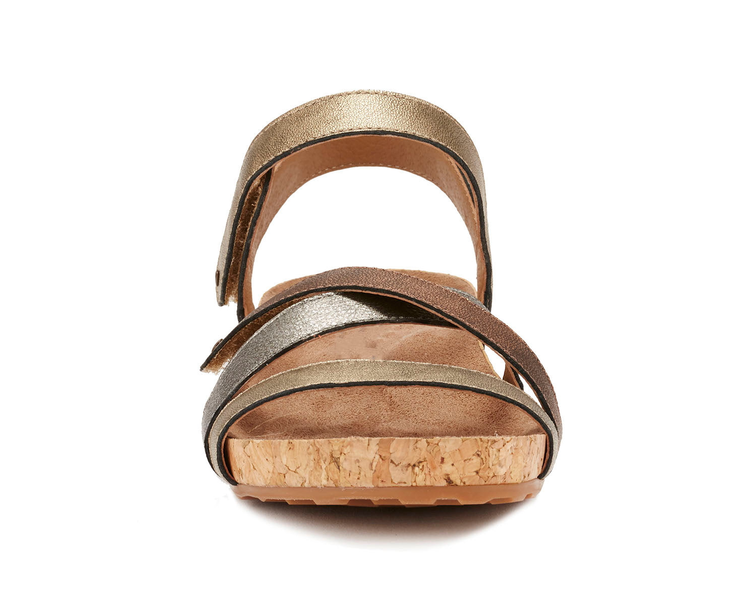 Ros Hommerson Pool Women's Sandal - Metallic Multi Leather - Front View
