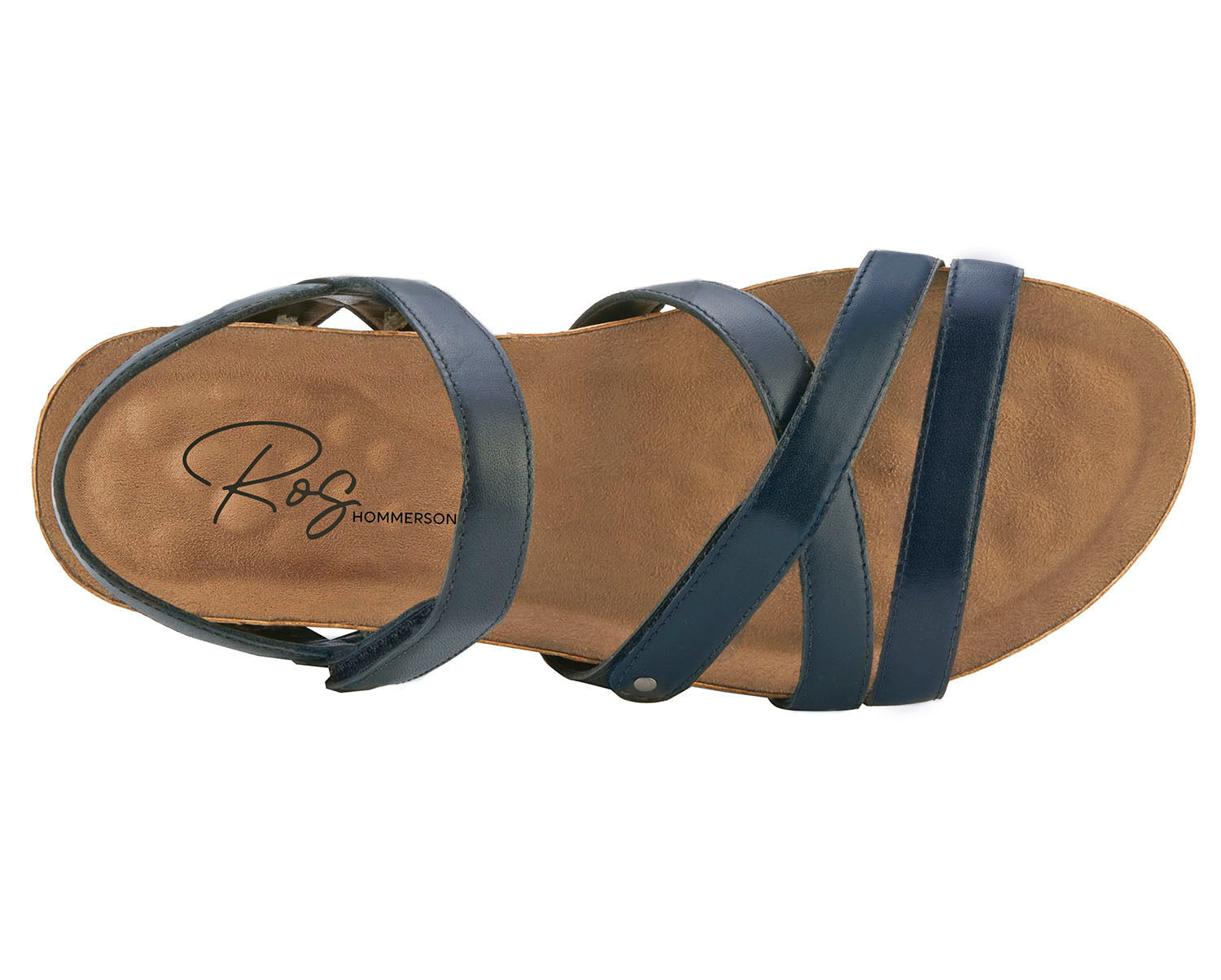 Ros Hommerson Pool Women's Sandal - Navy Antando Leather - Sole View