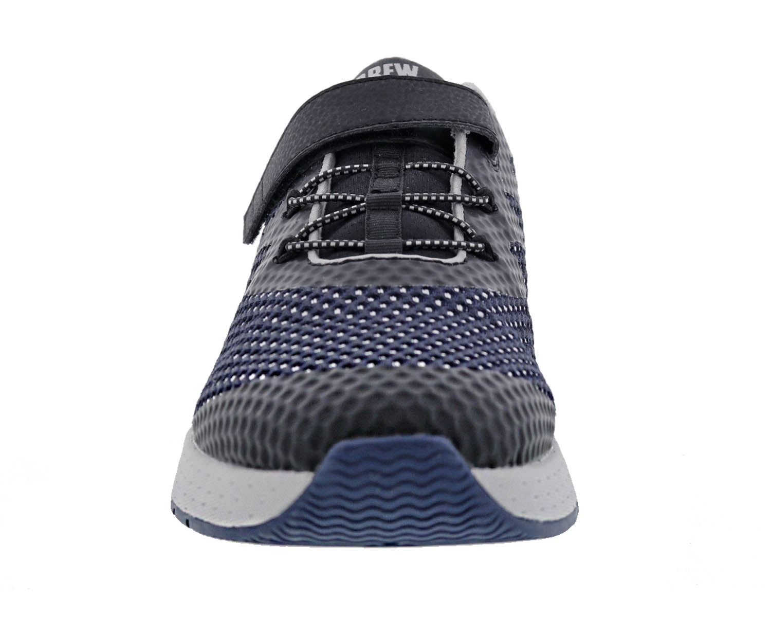 Drew Presto Men's Athletic Shoe - Navy Mesh Combo - Front View