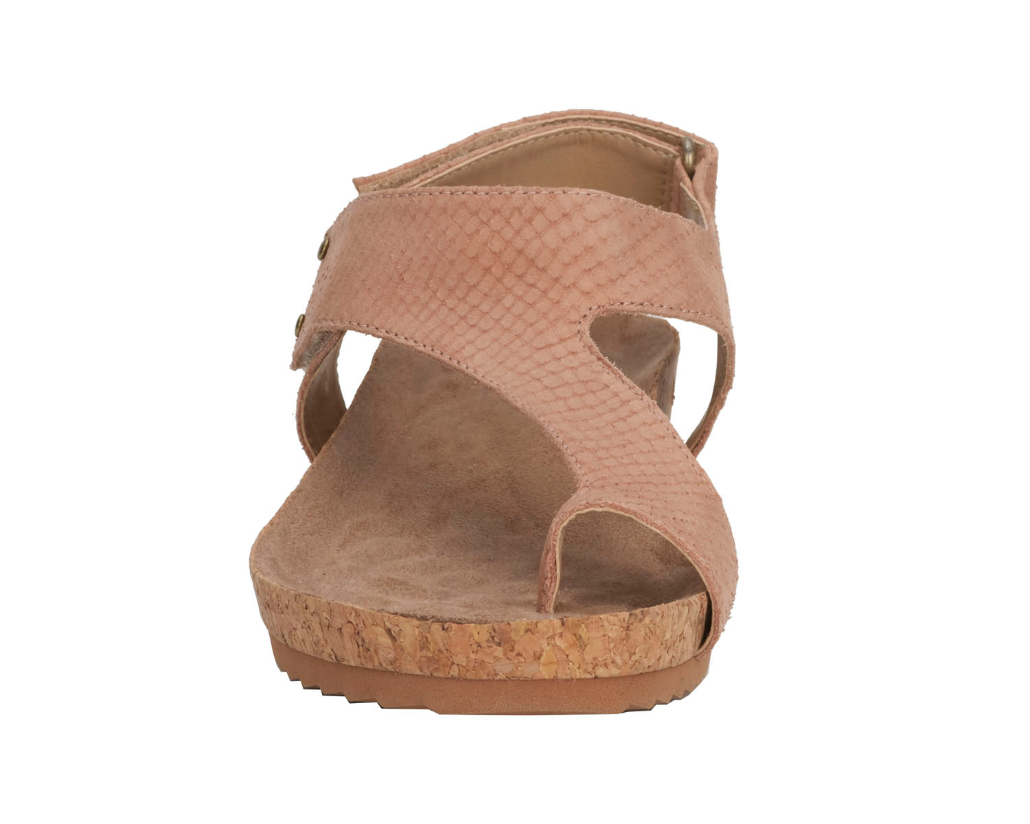 Ros Hommerson Preston Women's Sandal - Petal Matte Snake Leather - Front View