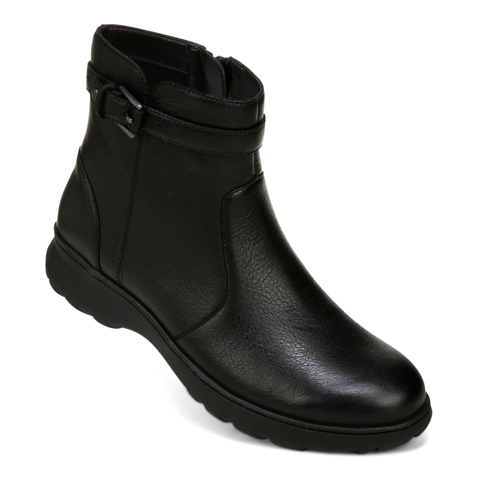 Vionic Redding womens Ankle/Bootie Short Boot - Black - REDDING-J2858L1001-BLACK-13fl-med
