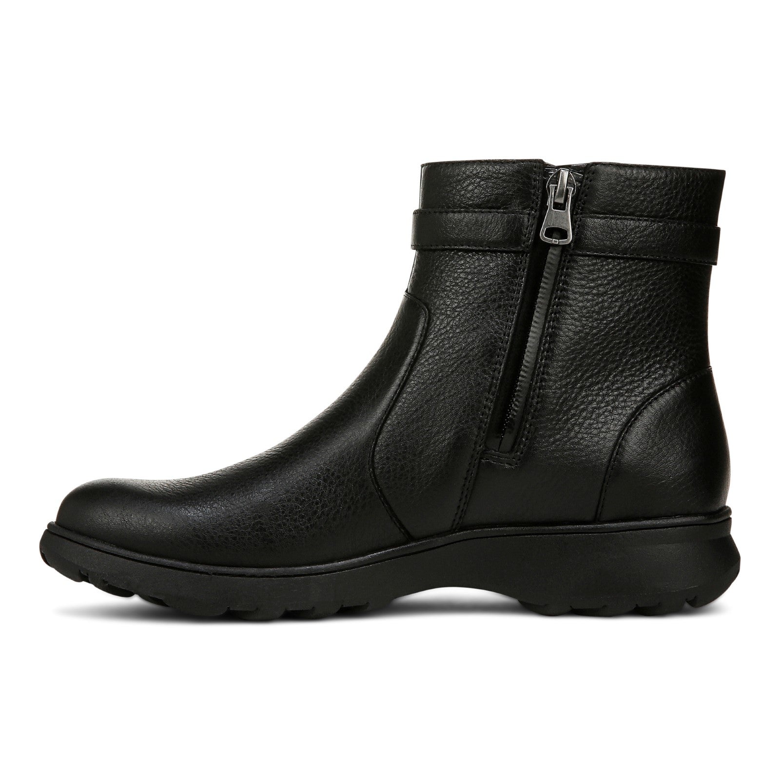 Vionic Redding womens Ankle/Bootie Short Boot - Black - Left Side