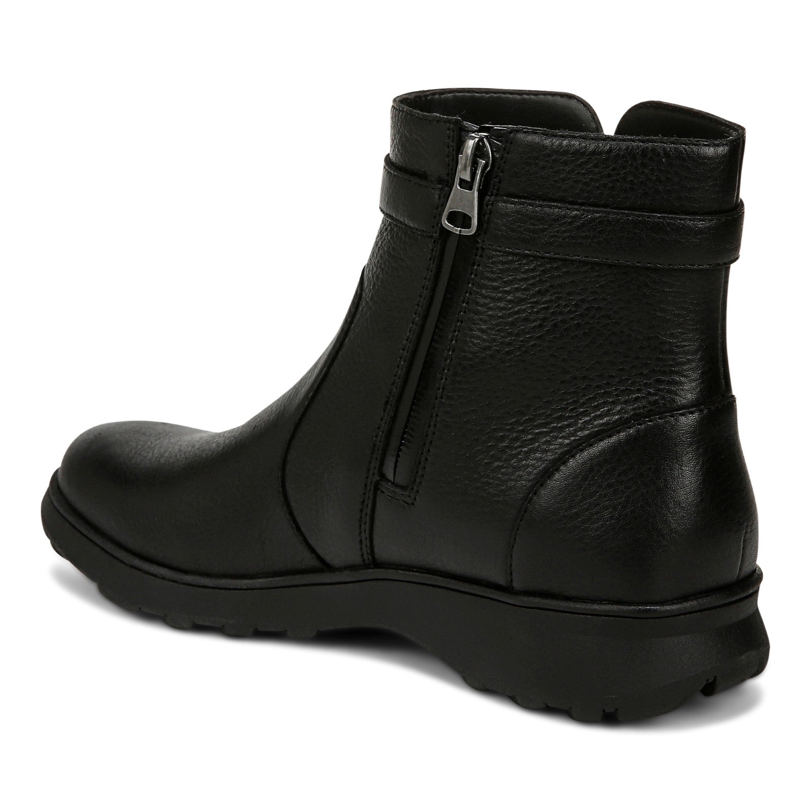 Vionic Redding womens Ankle/Bootie Short Boot - Black - Back angle